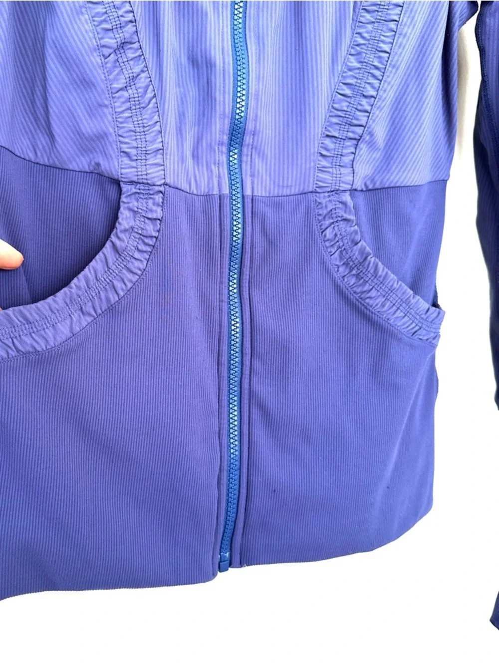 lululemon athletica Royal Blue Full-Zip Hooded Jacket, Reversible - Picture 8 of 15